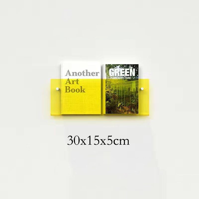 Wandregal Klar Acryl Zeitschriftenhalter