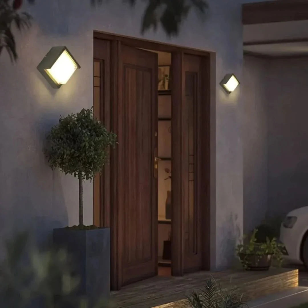 Garduru - Wetterfeste LED-Wandlampe für Außenbereiche mit einfacher Montage