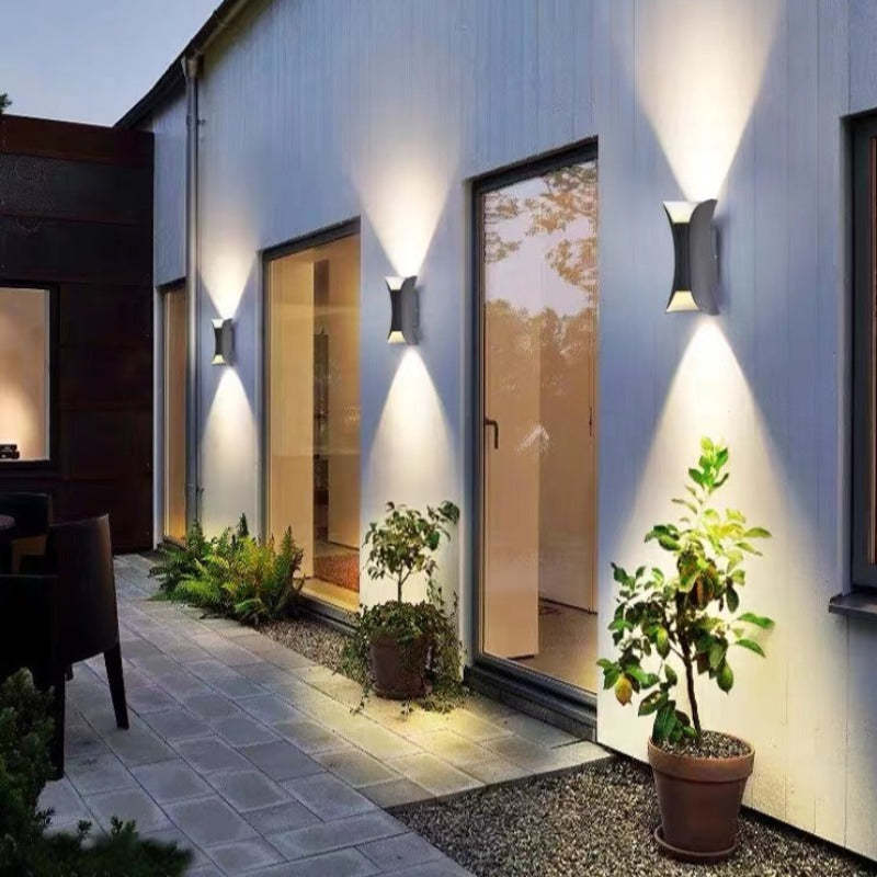 Garduru LED Wandleuchte – Moderne Aluminium Außenlampe für Terrassen & Wege