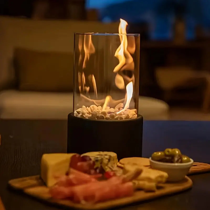Bioethanol Tischfeuer Glas Kaminheizer