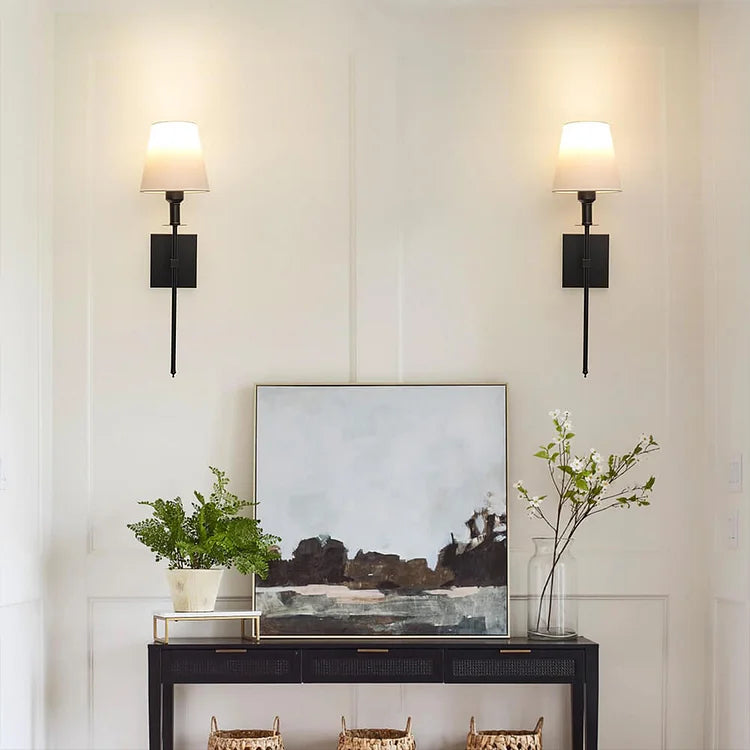 Wandleuchte Akku Modern Stoff Wandleuchte