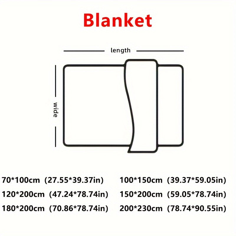 Garduru Flanellplaid – Kuschelige Decke für Sofa & Reisen