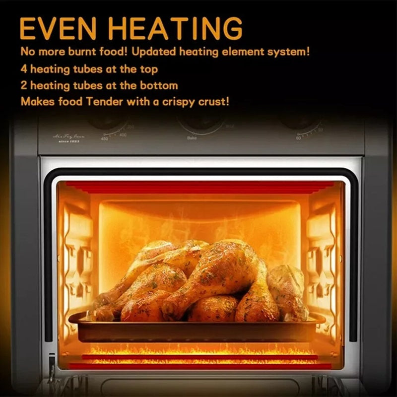 20 qt Multifunktioneller Heißluftfritteusen-Toasterofen