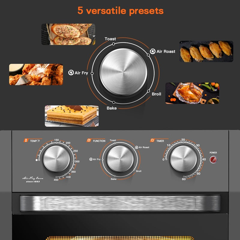 20 qt Multifunktioneller Heißluftfritteusen-Toasterofen