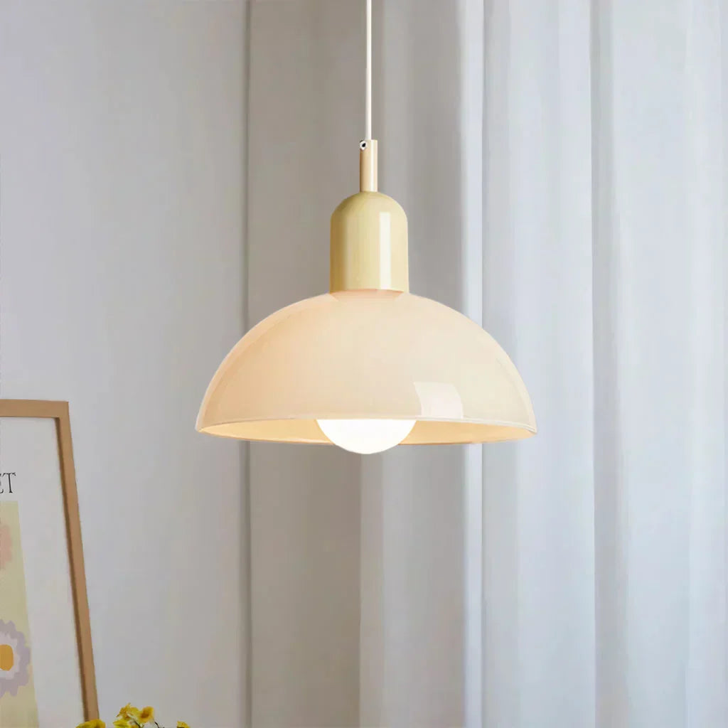 Glas LED Hängeleuchte - Moderne Lampe mit Eleganter Form, LED-Beleuchtung, 40W