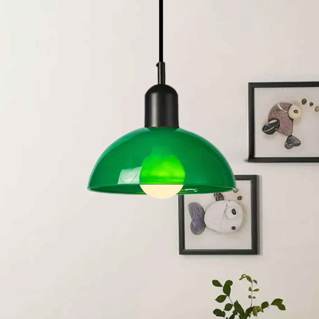 Glas LED Hängeleuchte - Moderne Lampe mit Eleganter Form, LED-Beleuchtung, 40W