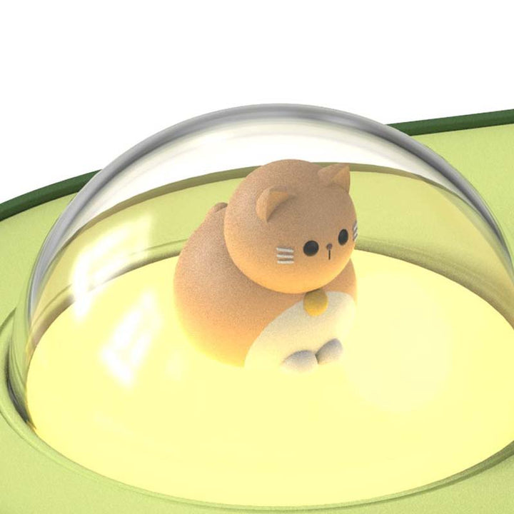 Avocado-förmiger Luftbefeuchter mit LED-Nachtlicht – Aromatherapie und Luftreiniger