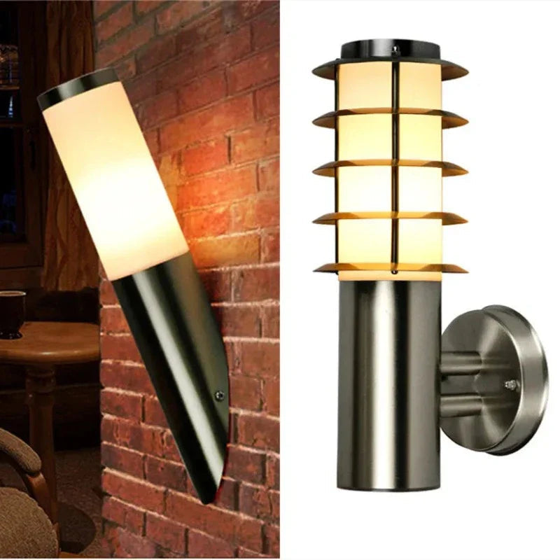 Garduru - Moderne LED-Außenwandlampe aus Edelstahl, Wetterfest & Energiesparend