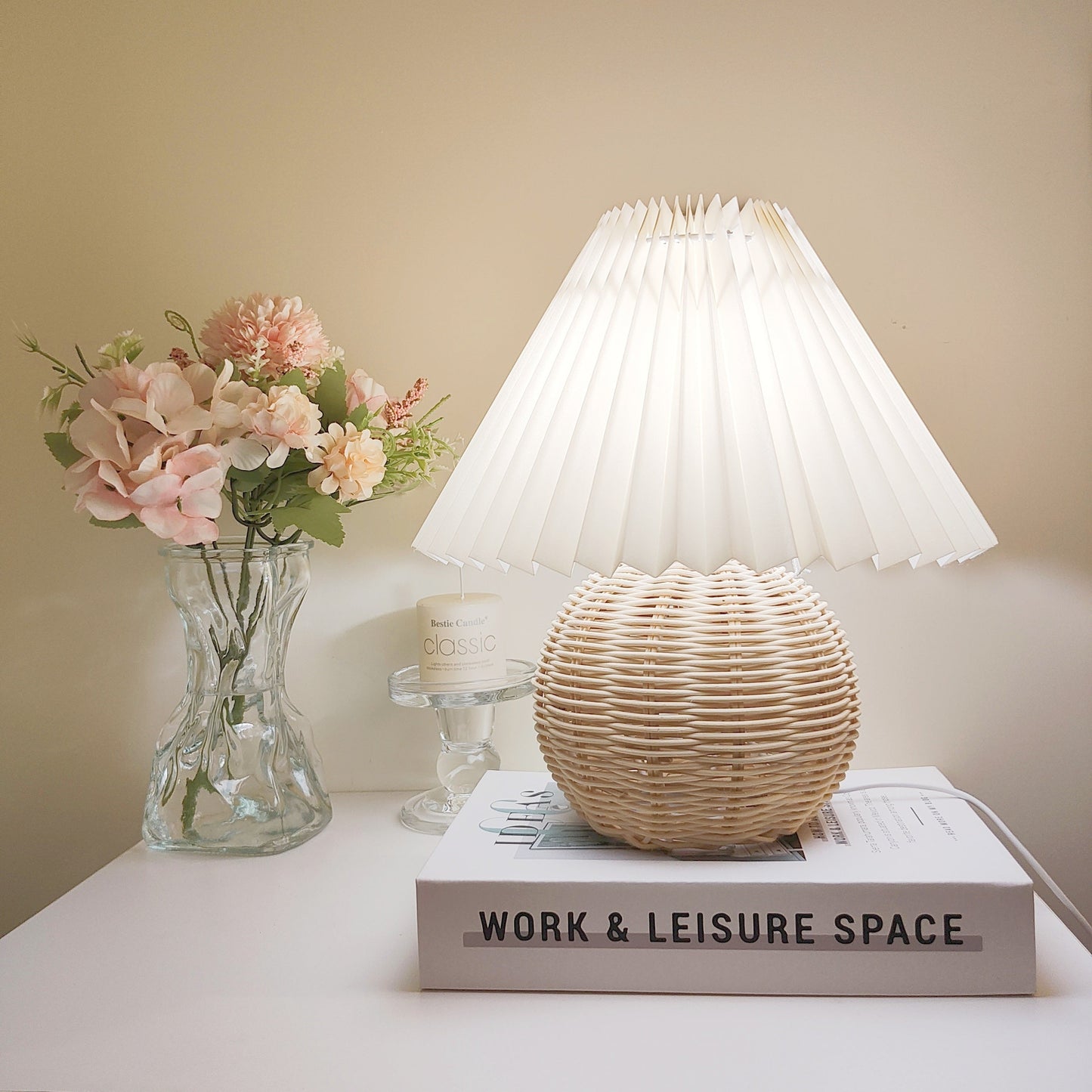 Geflochtene Bambus Tischlampe – Stimmungsvolles und Raffiniertes Design