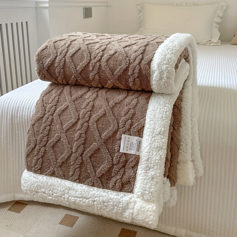 Garduru Fleece-Decke – Dicke Sofadecke für jede Jahreszeit