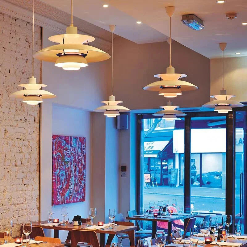 LED Hängeleuchte Morandi – Modernes Design aus farbigem Metall