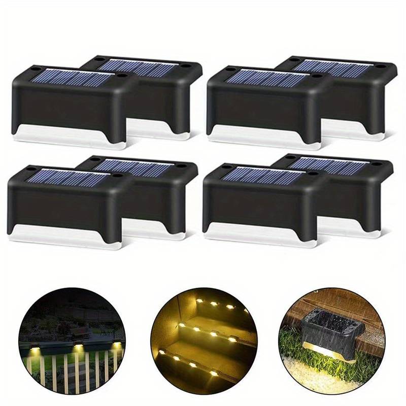 Solarbetriebene LED-Wandleuchte für den Garten