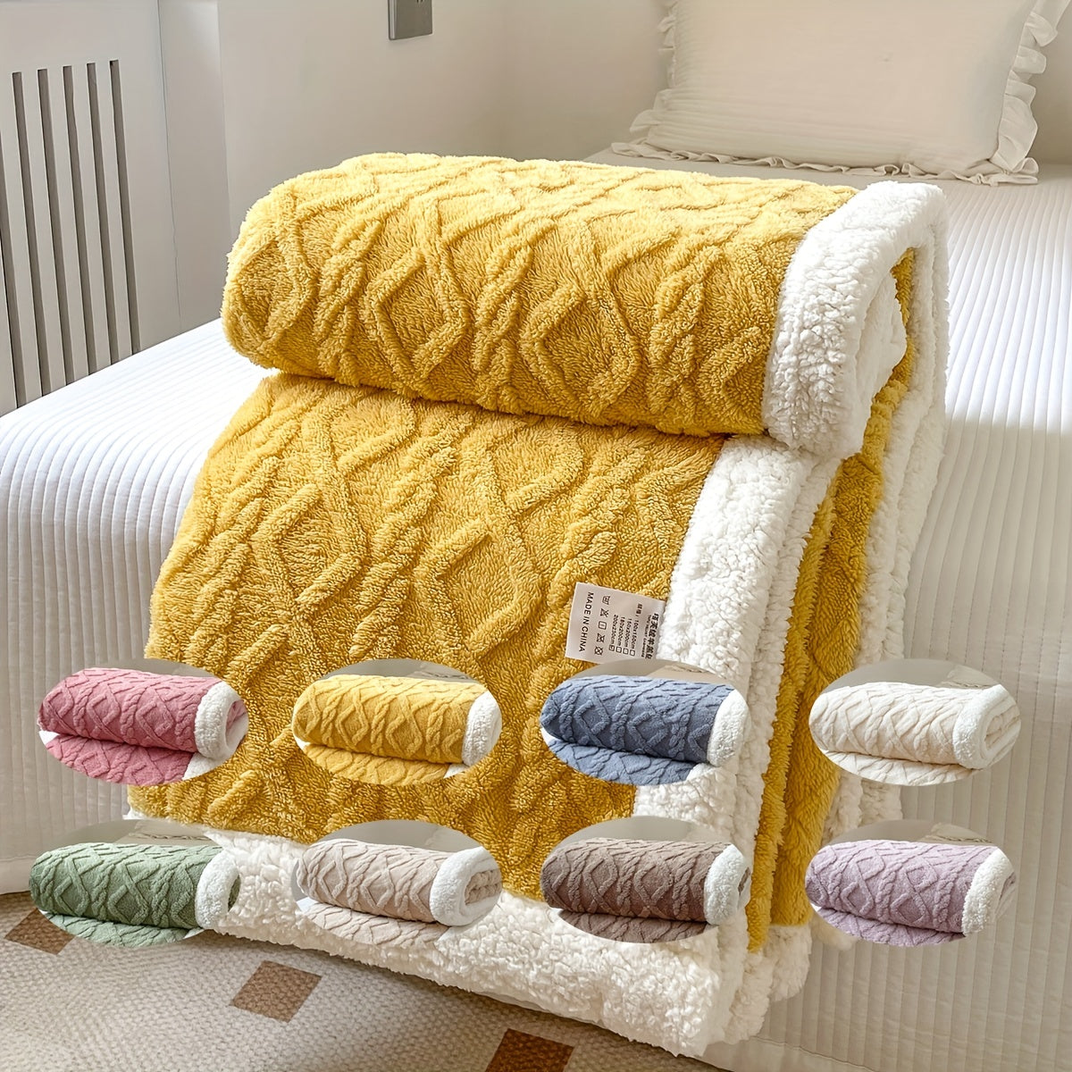 Garduru Fleece-Decke – Dicke Sofadecke für jede Jahreszeit