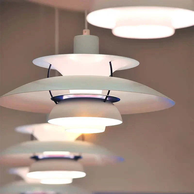 LED Hängeleuchte Morandi – Modernes Design aus farbigem Metall
