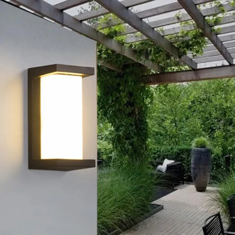 Europäische Moderne Wandleuchte - Wasserdichte LED-Wandleuchte für Balkon, Terrasse & Garten