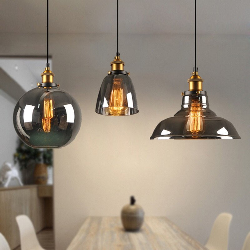 Garduru Glas-Pendelleuchte | Vintage-Stil