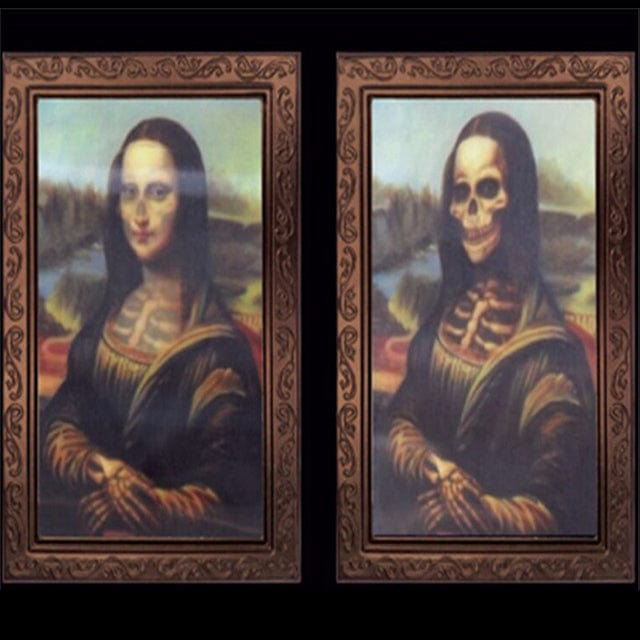 3D Halloween Gesicht Verändernde Geist Porträt
