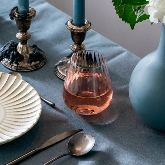 Getränkegläser – Wellenmuster aus Glas – Elegantes Design für Wein & Cocktails