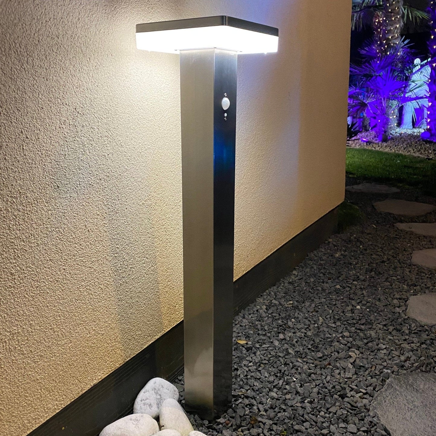 Solar Außenlampe mit Bewegungssensor und 1000 Lumen Beleuchtung