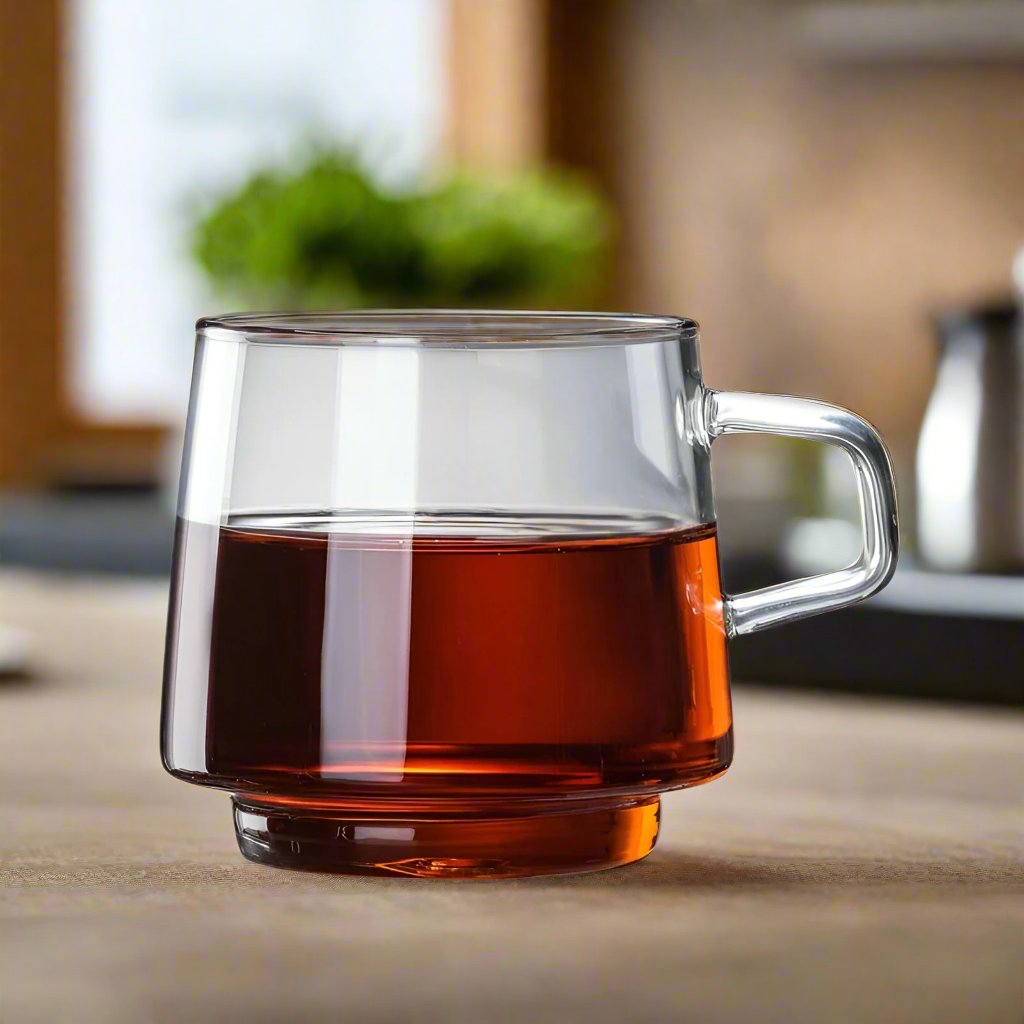 Borosilikat Farbenfrohe Glas Kaffeetasse
