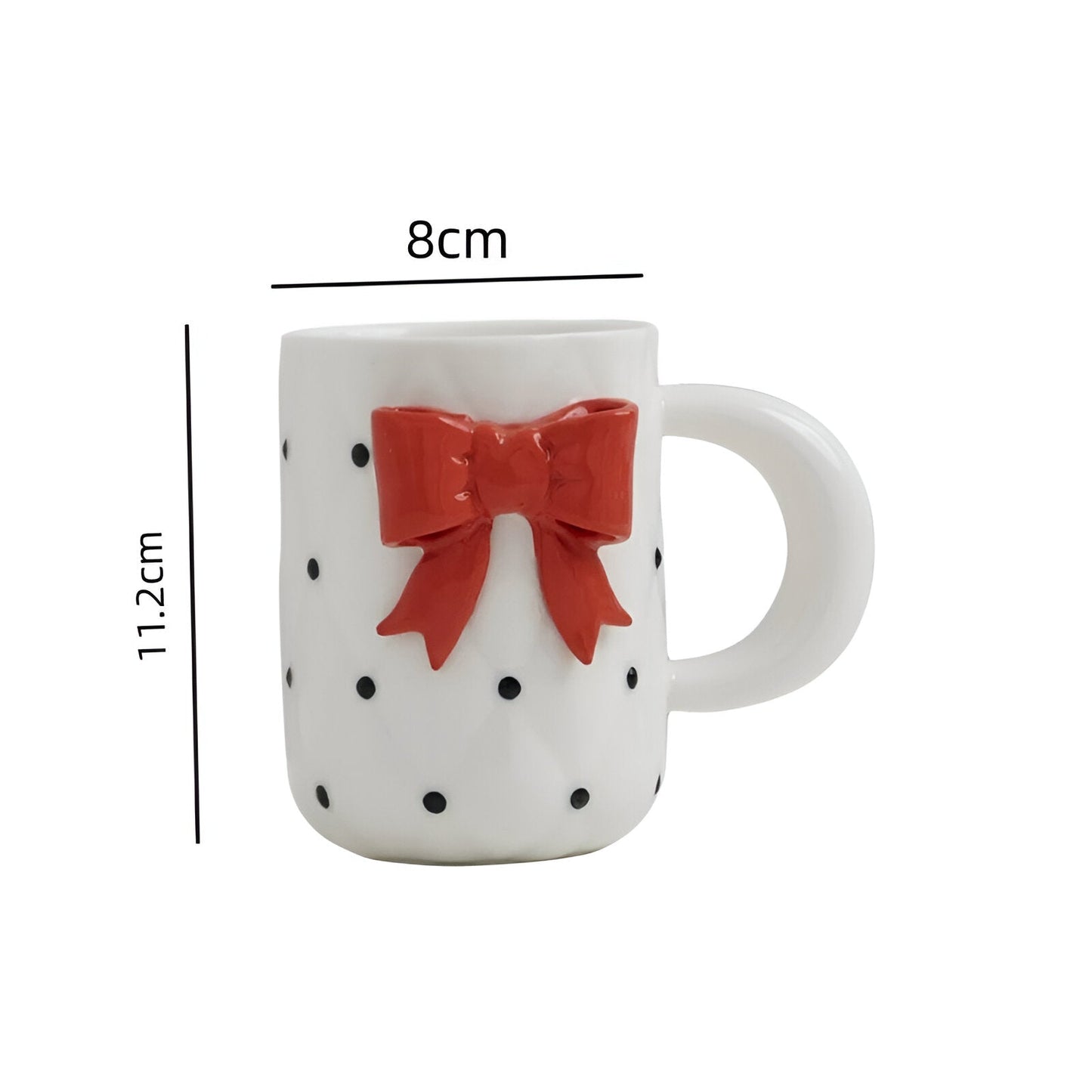 Bow Design Kaffeetasse & Unterteller Set