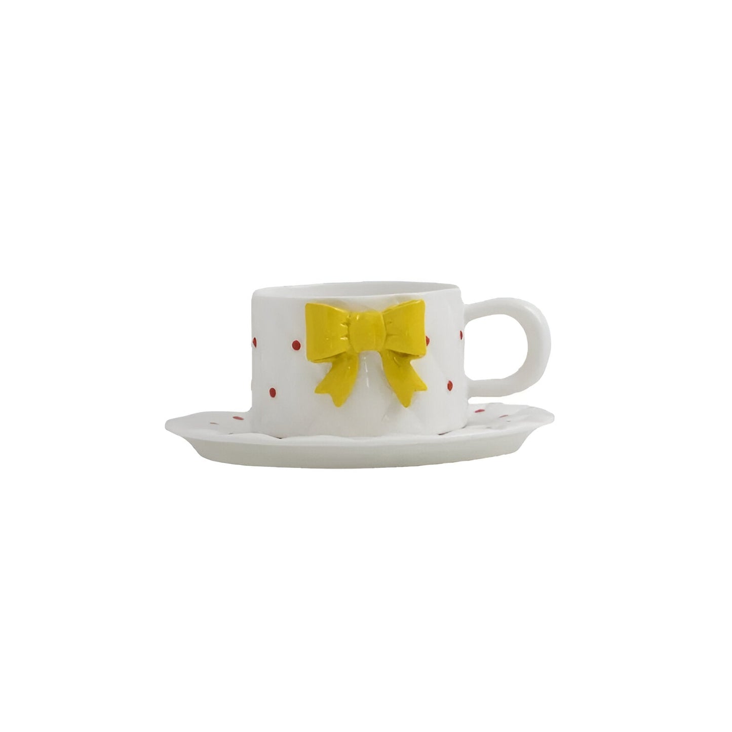 Bow Design Kaffeetasse & Unterteller Set
