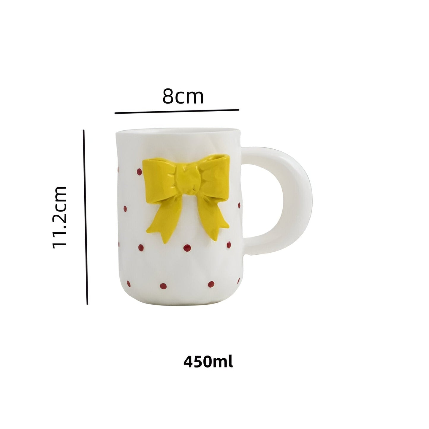 Bow Design Kaffeetasse & Unterteller Set