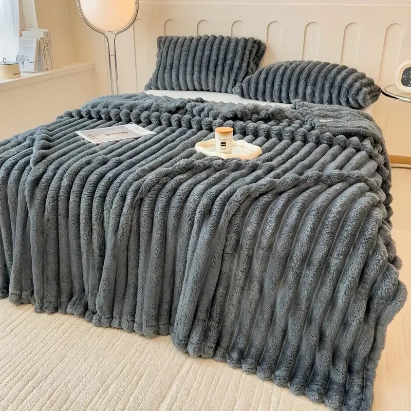 Faux Kaninchenfell-Decke