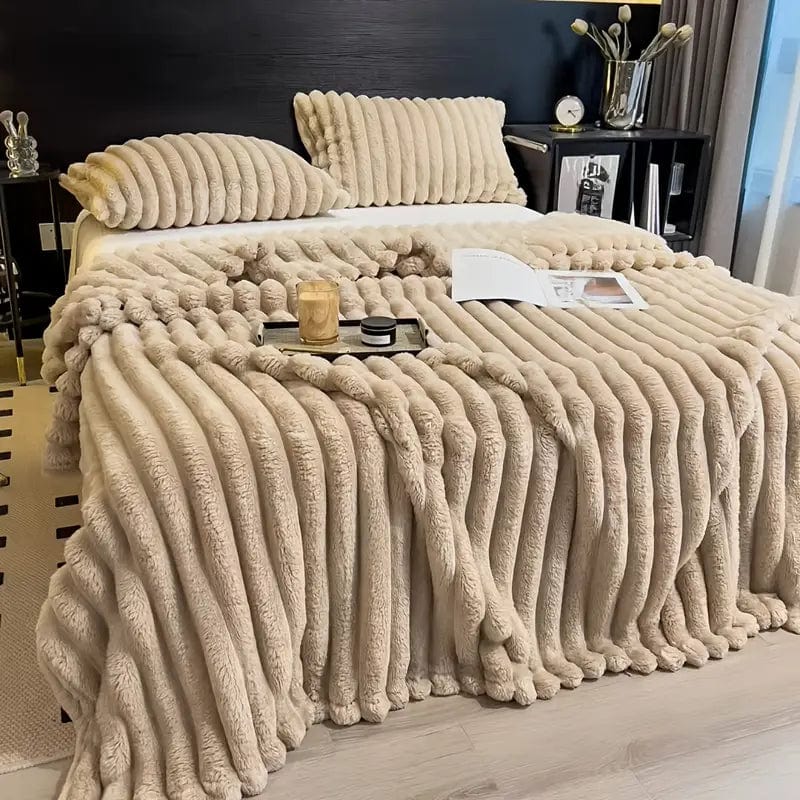 Faux Kaninchenfell-Decke