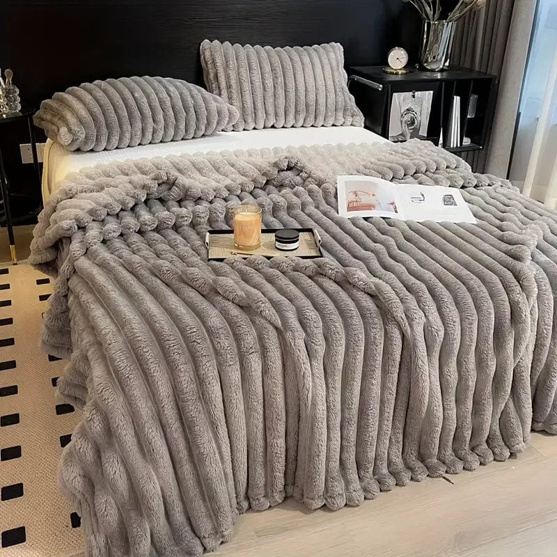 Faux Kaninchenfell-Decke