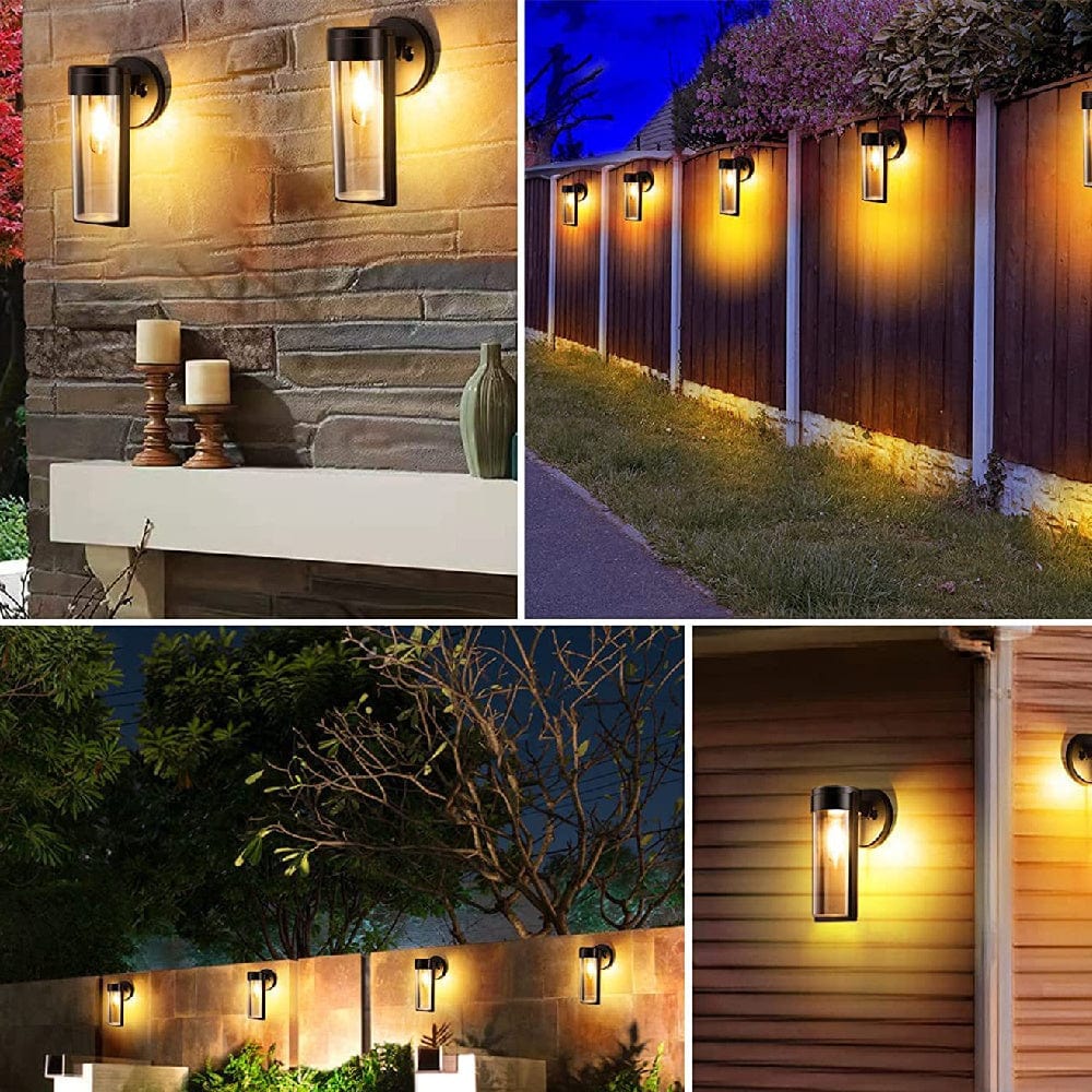 SolarGlow Außen Solar Wandlampe (Warm LED)