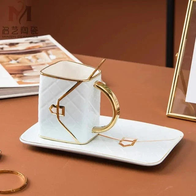 Luxe Noir Kaffeetassen-Set
