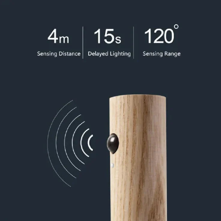 Holz Magnetische Wandlampe