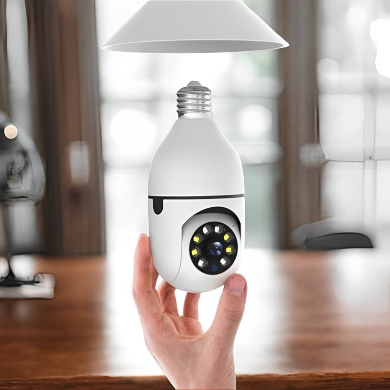 Smart 360° Glühbirne Sicherheitskamera mit 1080P HD