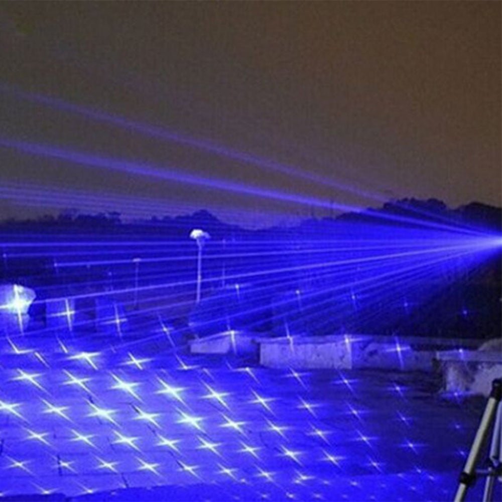 Laser-Taschenlampe Blauer Strahl Taktische Outdoor-Taschenlampe