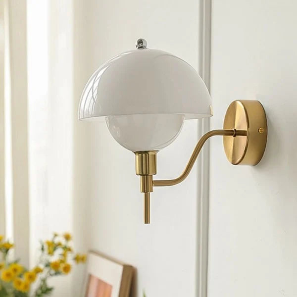 Wandleuchte Design Champignon Creme – Natürliche Eleganz und Gemütliche Atmosphäre