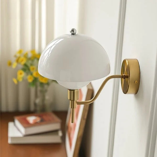 Wandleuchte Design Champignon Creme – Natürliche Eleganz und Gemütliche Atmosphäre