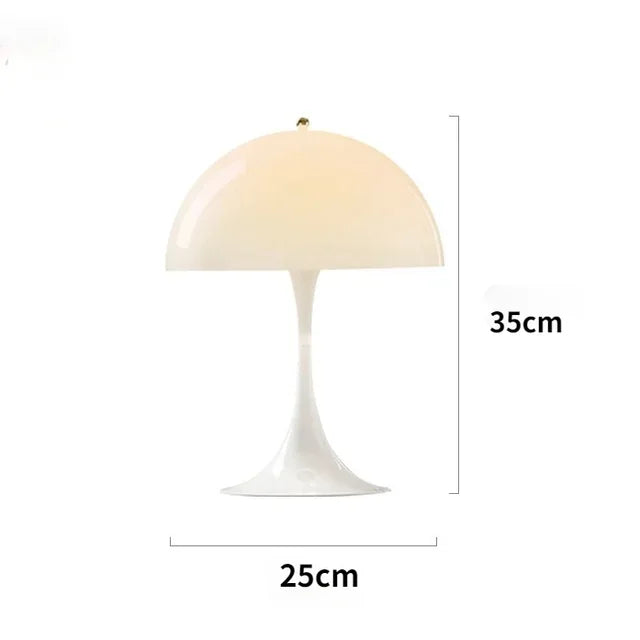 Retro Dänische Tischlampe/ Stehlampe - Ikonisches Pilzdesign für moderne Räume