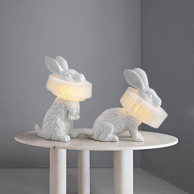 Garduru - Kreative LED Tischlampe mit Charmantem Hasen für Dein Zuhause