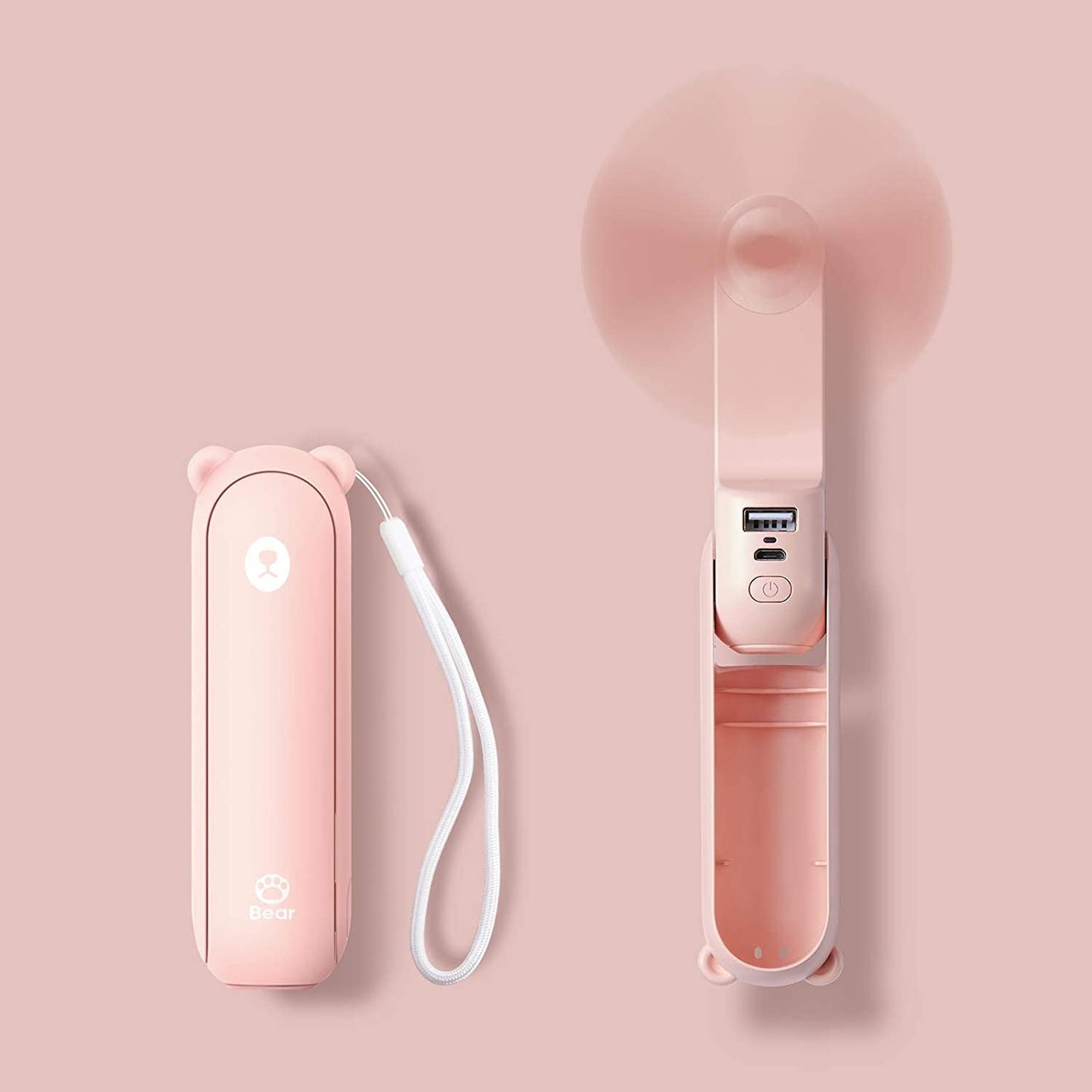 Garduru | Tragbarer Mini-Ventilator + Powerbank + Taschenlampe + USB in 1 GADGET