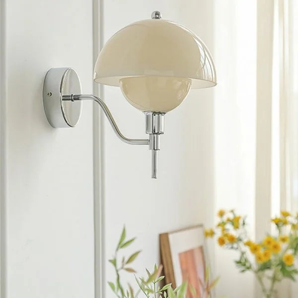 Wandleuchte Design Champignon Creme – Natürliche Eleganz und Gemütliche Atmosphäre