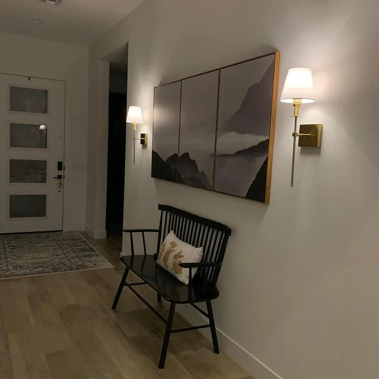 Wandleuchte Akku Modern Stoff Wandleuchte