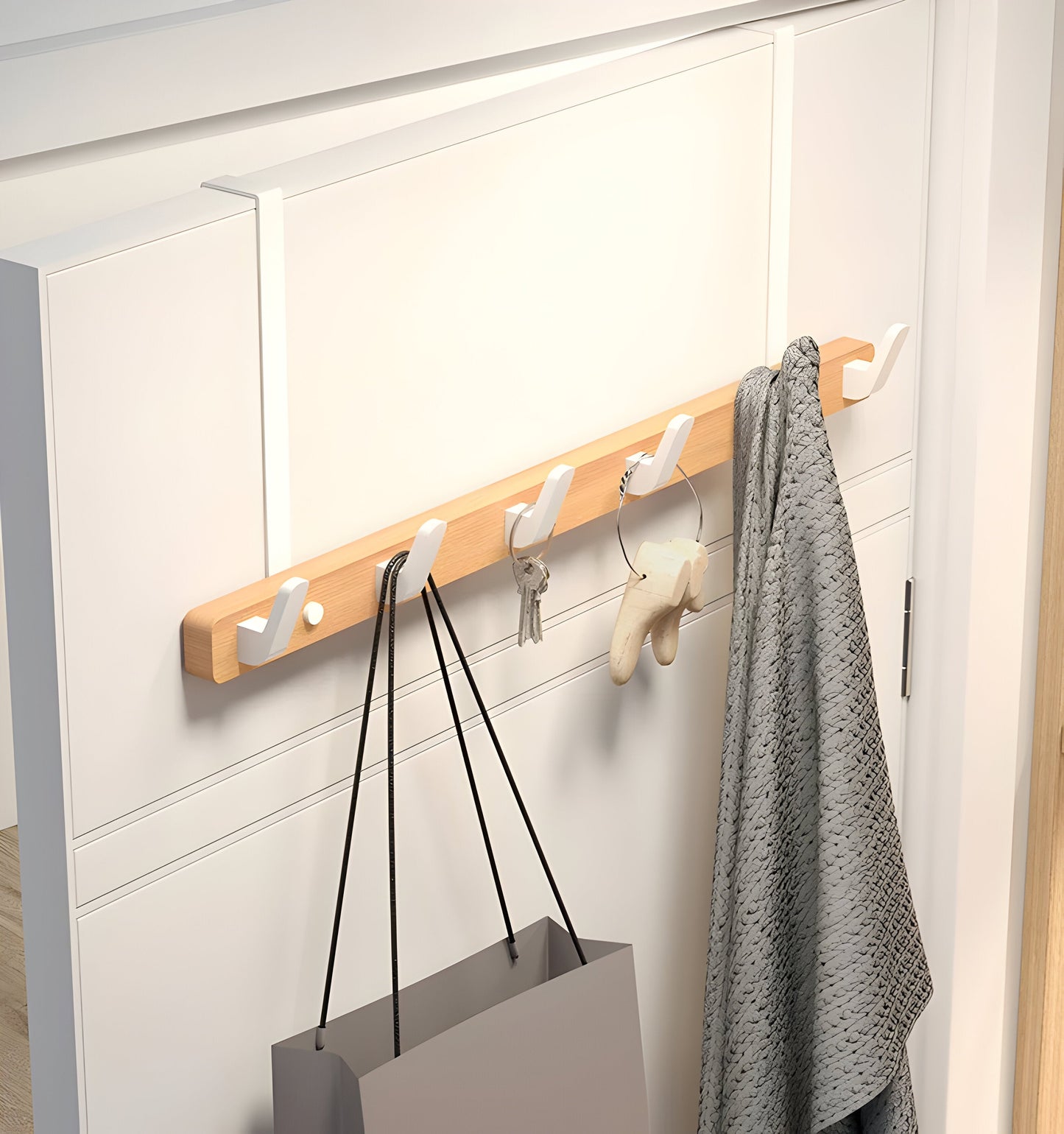 Garduru Hook – Walnuss Holz Wandhaken