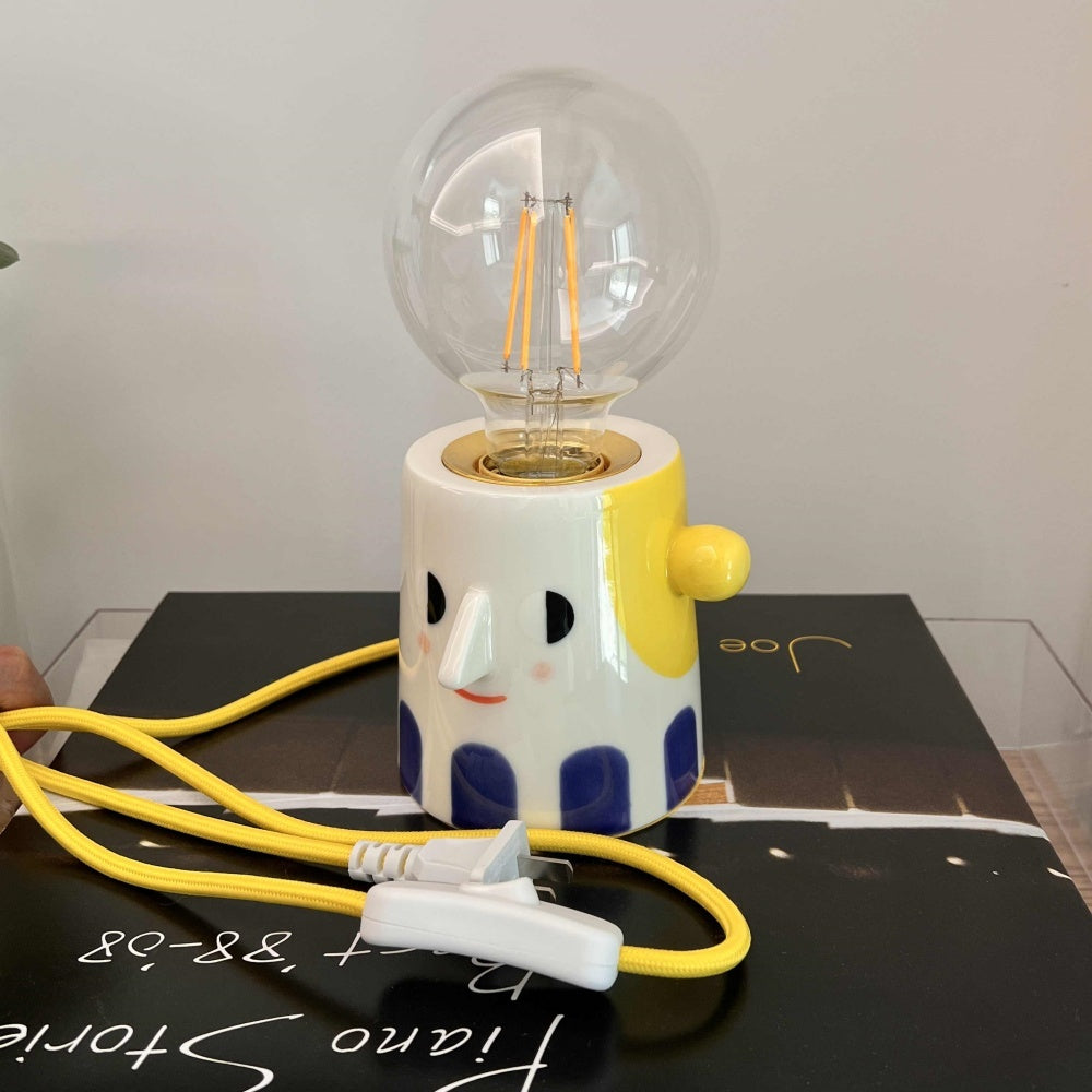 Handgemachte Keramische Nachttischlampe