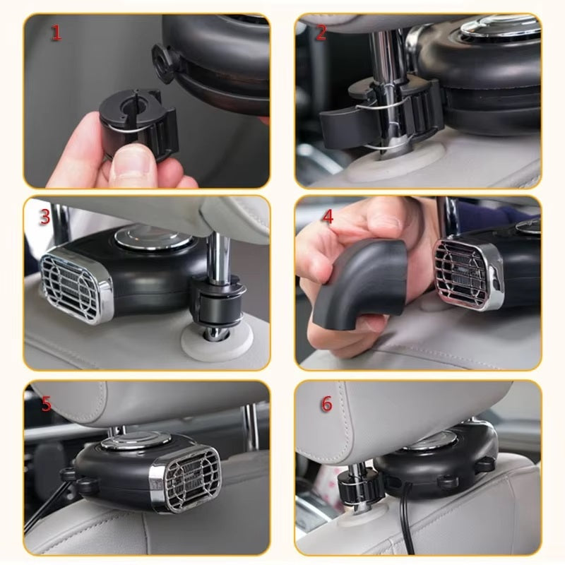 12V tragbare Autoheizung mit 360°-Winkelverstellung