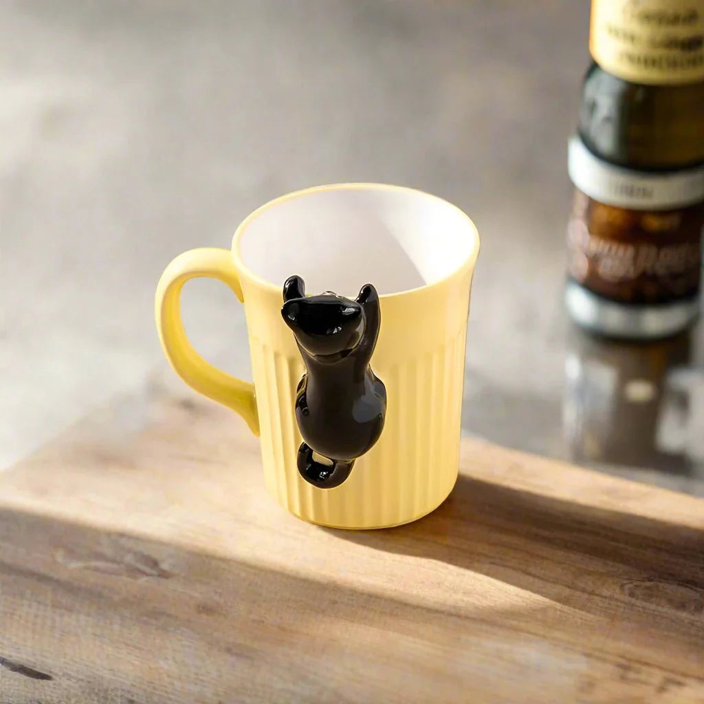 Cartoon Keramische Katzen Tasse