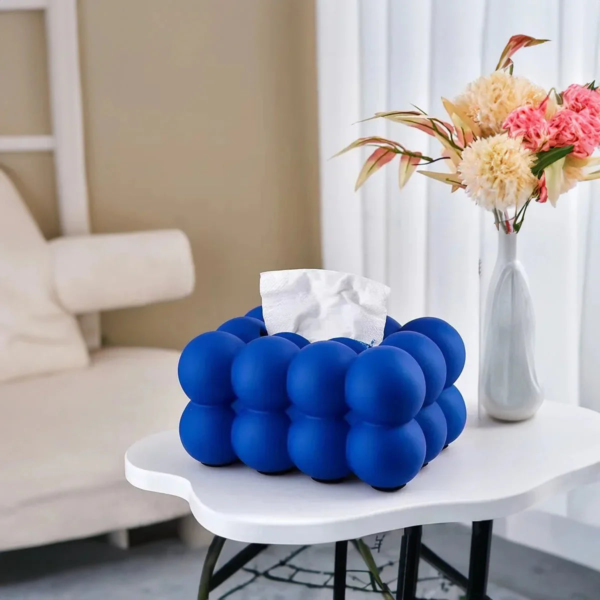 BubbleChic – Keramische Taschentuchbox mit einzigartigem Design
