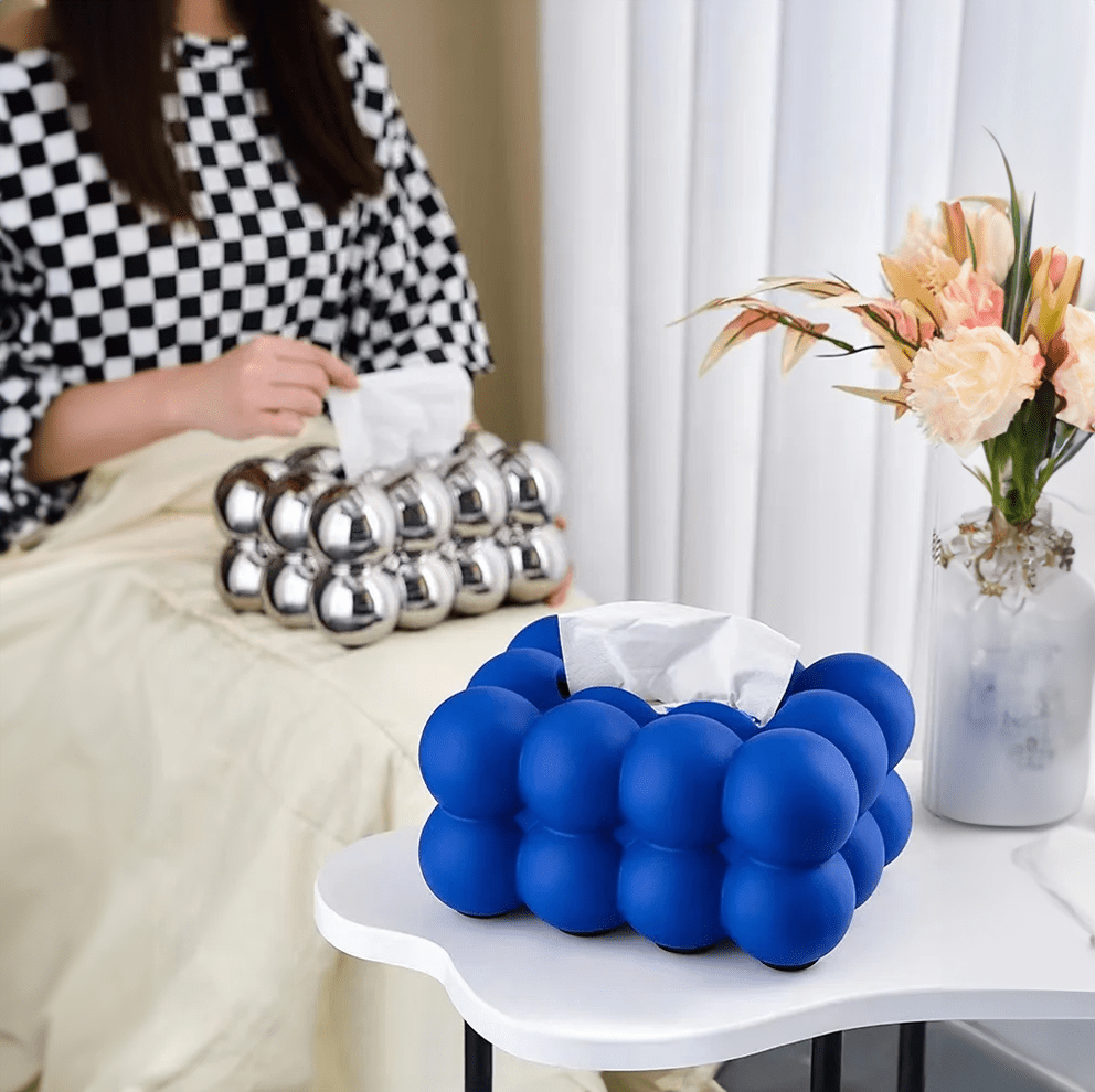 BubbleChic – Keramische Taschentuchbox mit einzigartigem Design