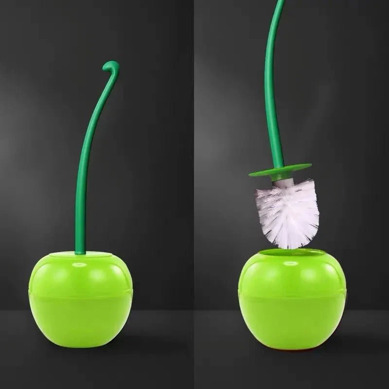 Kirsche + Apfel Toilettenbürste + Halter