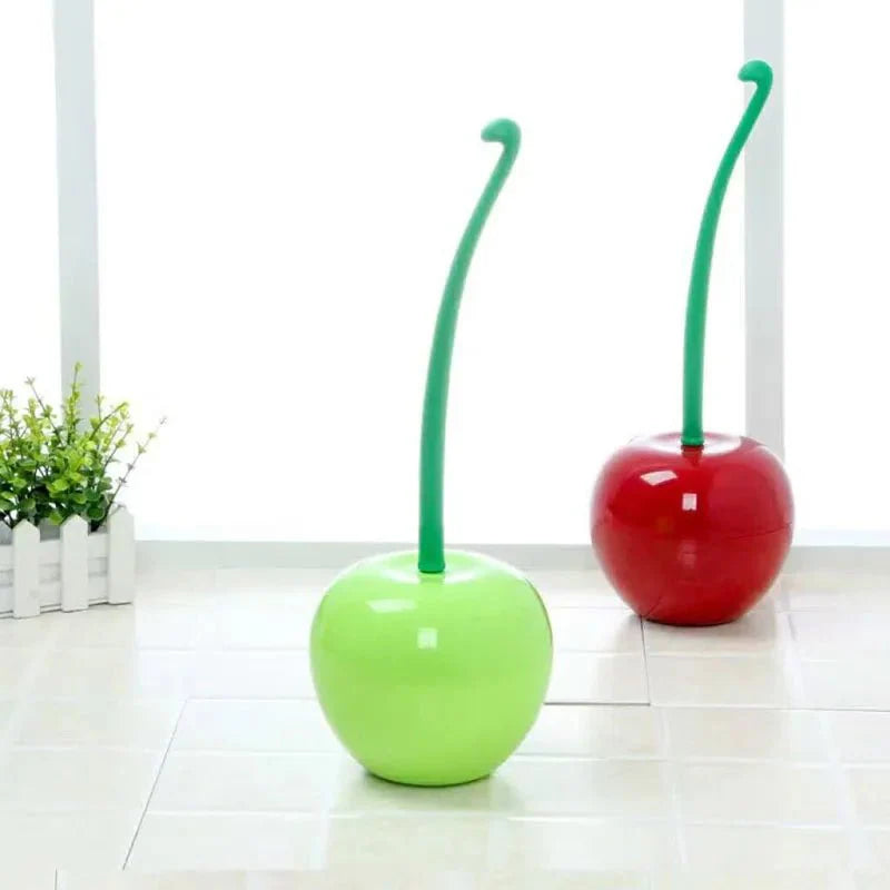 Kirsche + Apfel Toilettenbürste + Halter